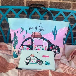 Kate Spade Out of Office Tote & Wallet